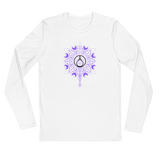 Long Sleeve White Graphic Tee | Moonflower Shirt | HYR LYF