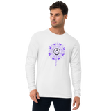 Long Sleeve White Graphic Tee | Moonflower Shirt | HYR LYF