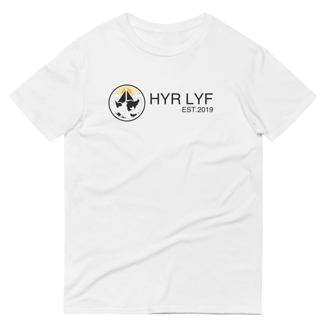 White Graphic Tees | Lyf V1 White T-Shirt | HYR LYF